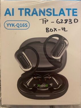 AI Translate YYK-Q16S Wireless Earbuds - Black